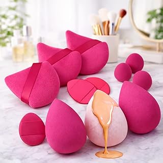 Juego de 12 esponjas de maquillaje, juego de ...
