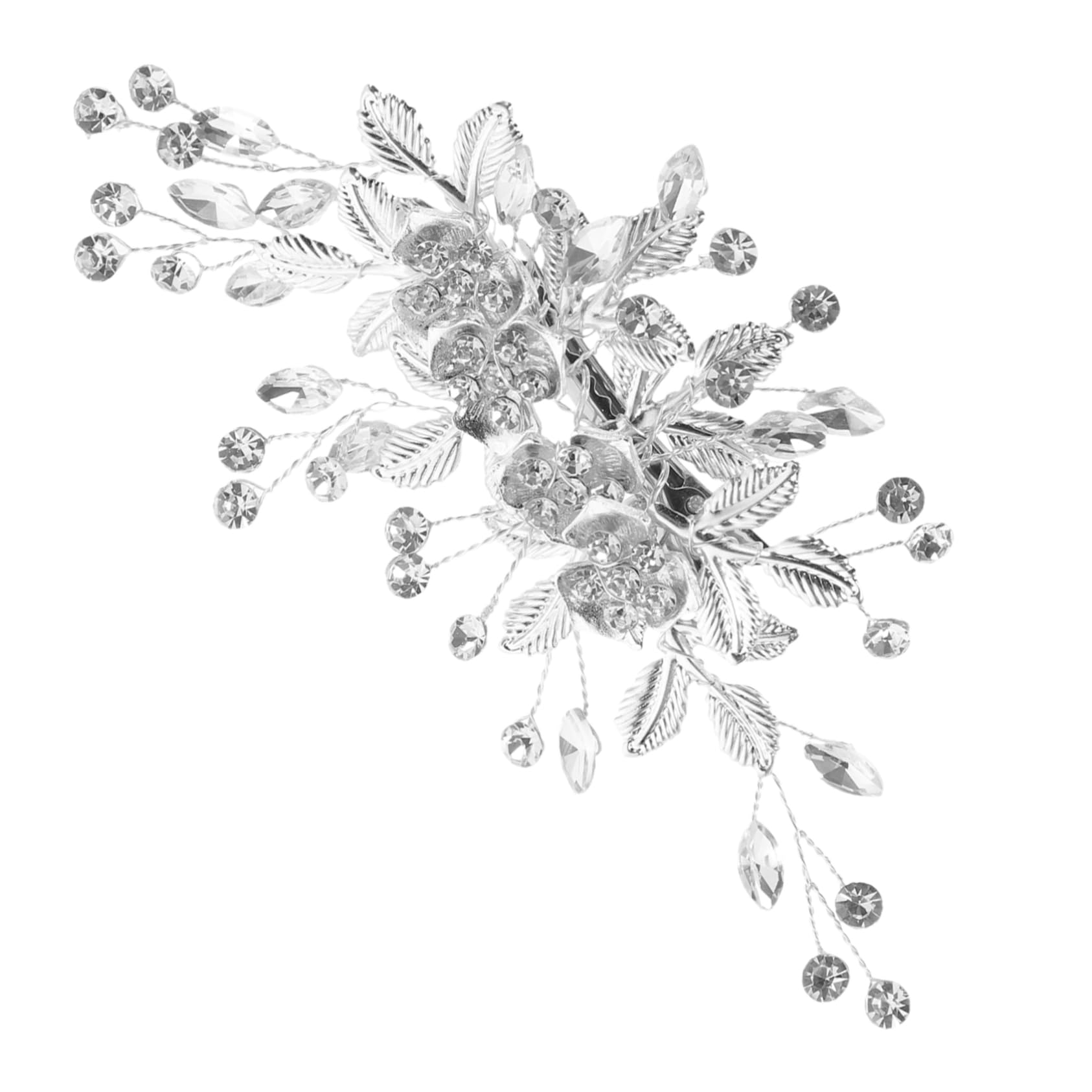 VICASKY 4 Pezzi Fermaglio Sposa con Luminosi Accessorio Matrimonio per Cerimonia e Damigelle Clip per Bride To Be e Addio Nubilato