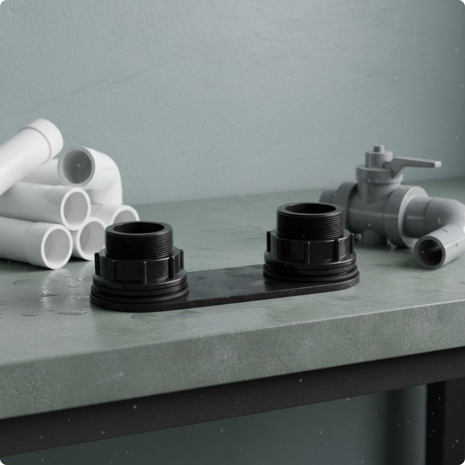 Side Outlet Fitting Threaded Connection Sand Water Outlet Adapter Pool Sand Tank Connector 20 Inch-image-47