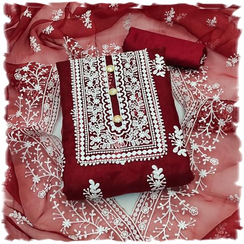 Image of StyleScope Women Unstitched Salwaar Suit Dress Material