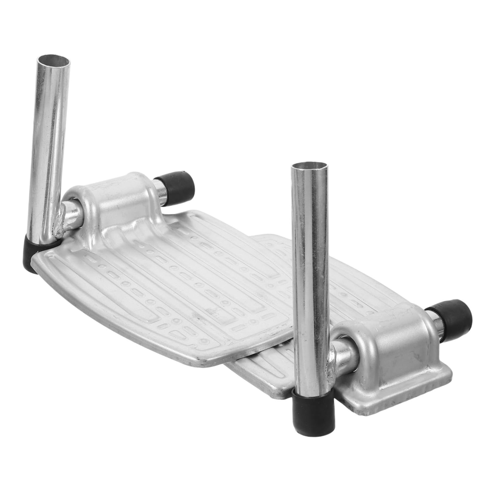 Reposapiés de Silla de Ruedas 1 Par Hierro Plata Ergonómico | Accesorio para Silla de Ruedas, Antideslizante y Resistente, Uso en Oficina y Hogar