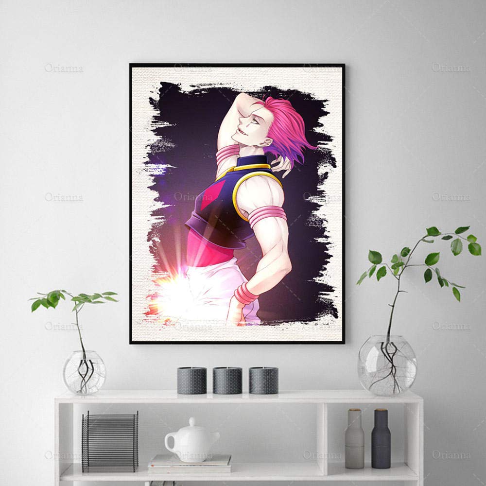 Amazon.co.jp: HDキャンバス絵画アートアニメポスターハンター