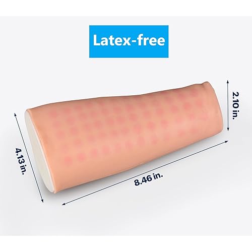 Miniatura 6 de Ultrassist Simulador de práctica de inyección intradérmica, entrenador de entrenamiento de inyección intradérmica para estudiantes de enfermería,