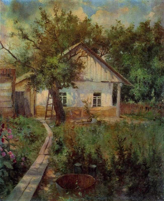 Affiche toile Été à Kurenyovka pour décoration mural salon et bureau d'artiste