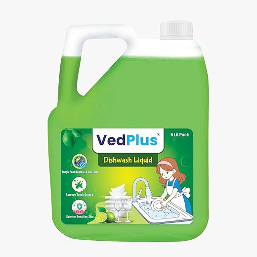 Dishwash Liquid Gel - Powerful Grease Remover 5L