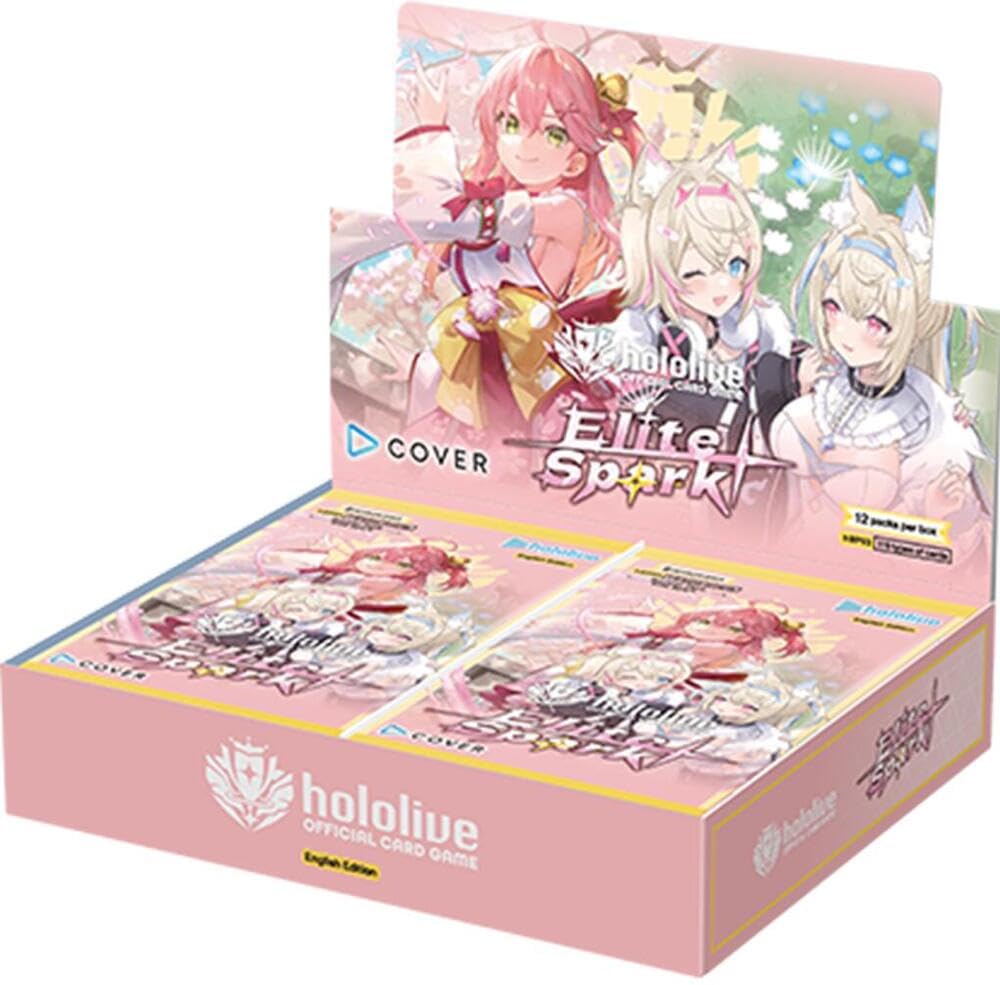 hololive OFFICIAL CARD GAME エリートスパーク Amazon.com: Hololive Official Card Game: Elite Spark Booster Box