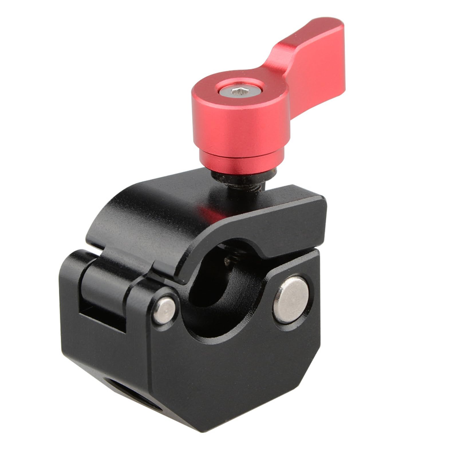 Ljmyy 15mm Single Rod Clamp Adapter With 1/4inch-20 3/8inch-16 Threaded Hole For DSLR Camera Cage Shoulder 15mm Rails Systems