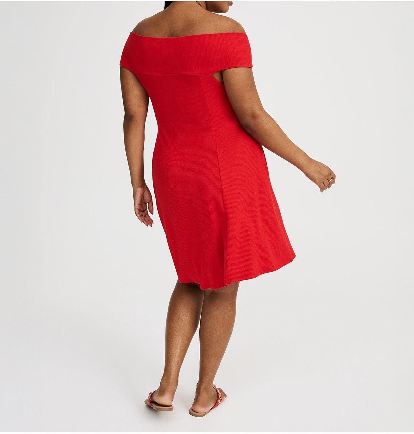 Torrid Women's Plus Size Off-Shoulder Mini Dress - Image 9