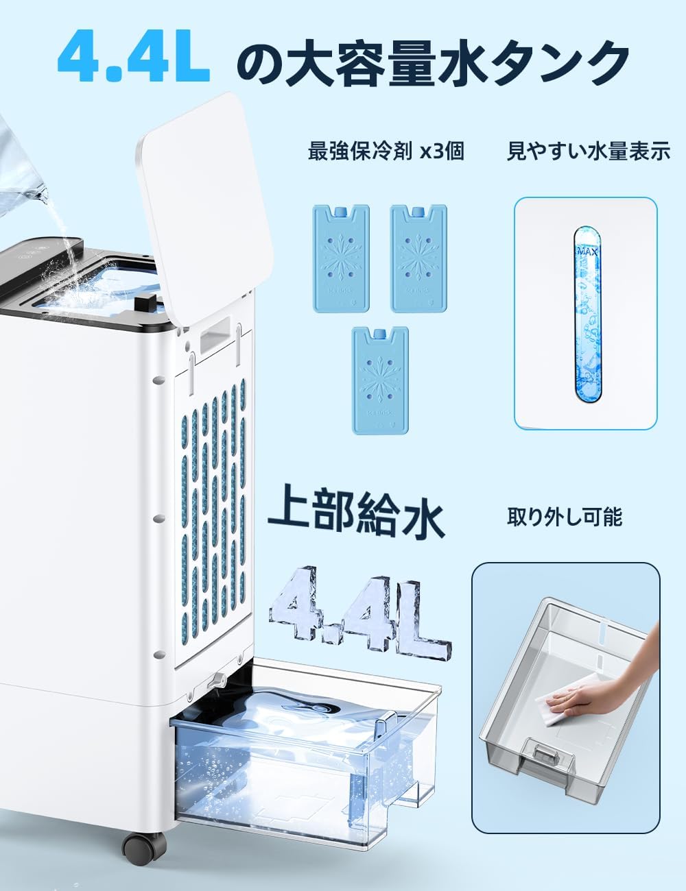 Amazon | 【2025瞬間冷却テクノロジー】冷風機 強力 人気 冷風扇