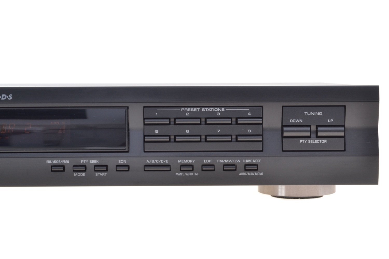 Tuner Yamaha TX-492 noir Fonction RDS PS, PTY, RT, CT, EON et PTY SEEK, mémorisation de 40 fréquences AM/FM