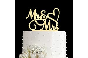 Mr and Mrs Acrylic Cake Topper: A Timeless Wedding Adornment