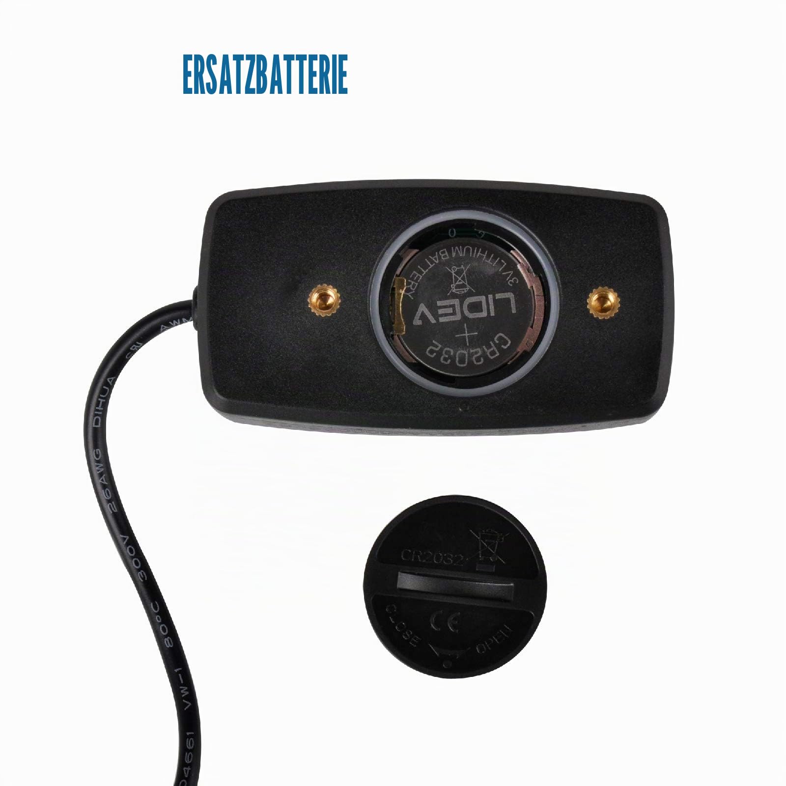 Runleader Digitaler Gasmotor-Drehzahlmesser, Stunden- und Drehzahlaufzeichnung, Betriebsstundenzähler mit Hintergrundbeleuchtung, Batterie austauschbar für Aufsitzmäher
