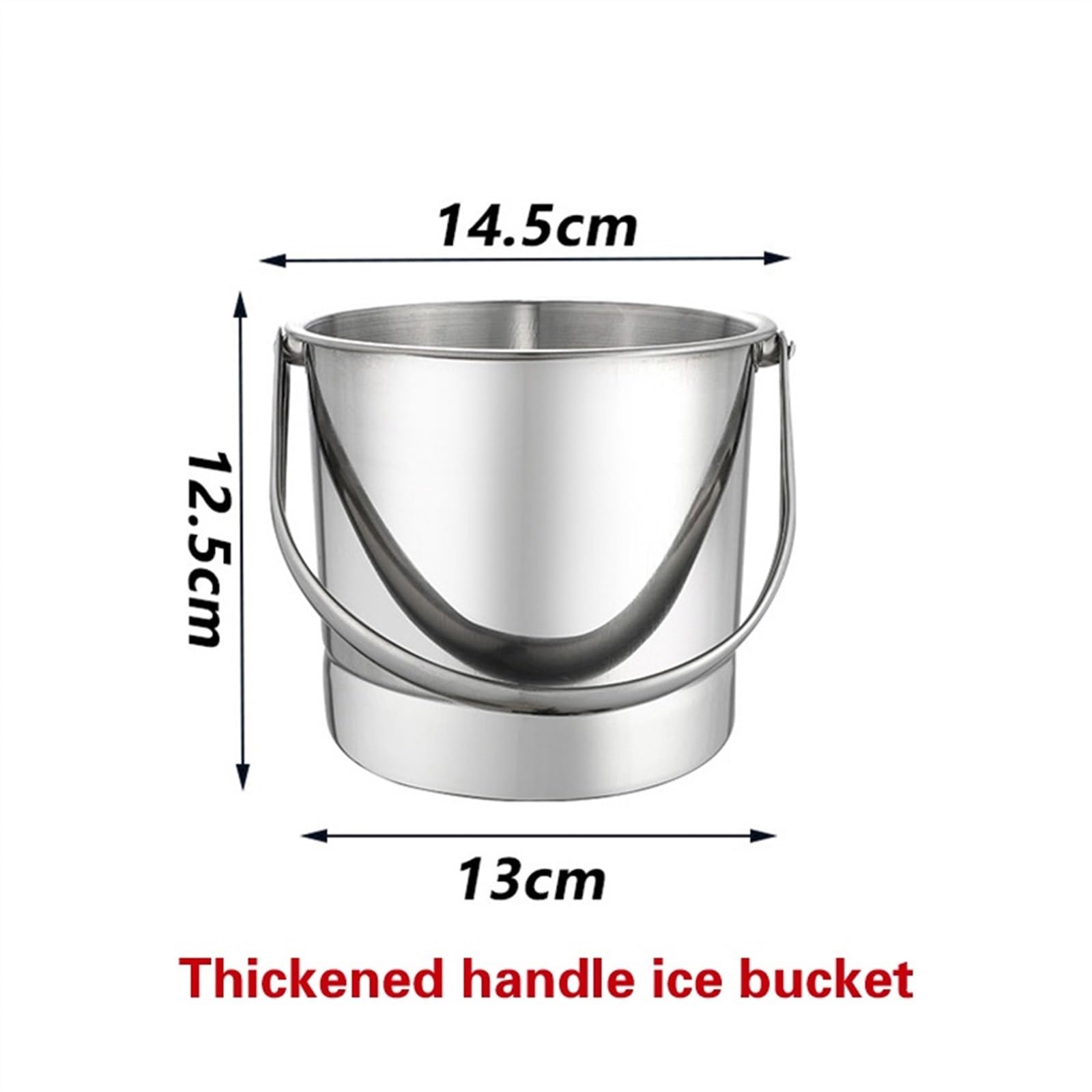 Portabilidad Cubo de Hielo pequeño portátil Engrosado