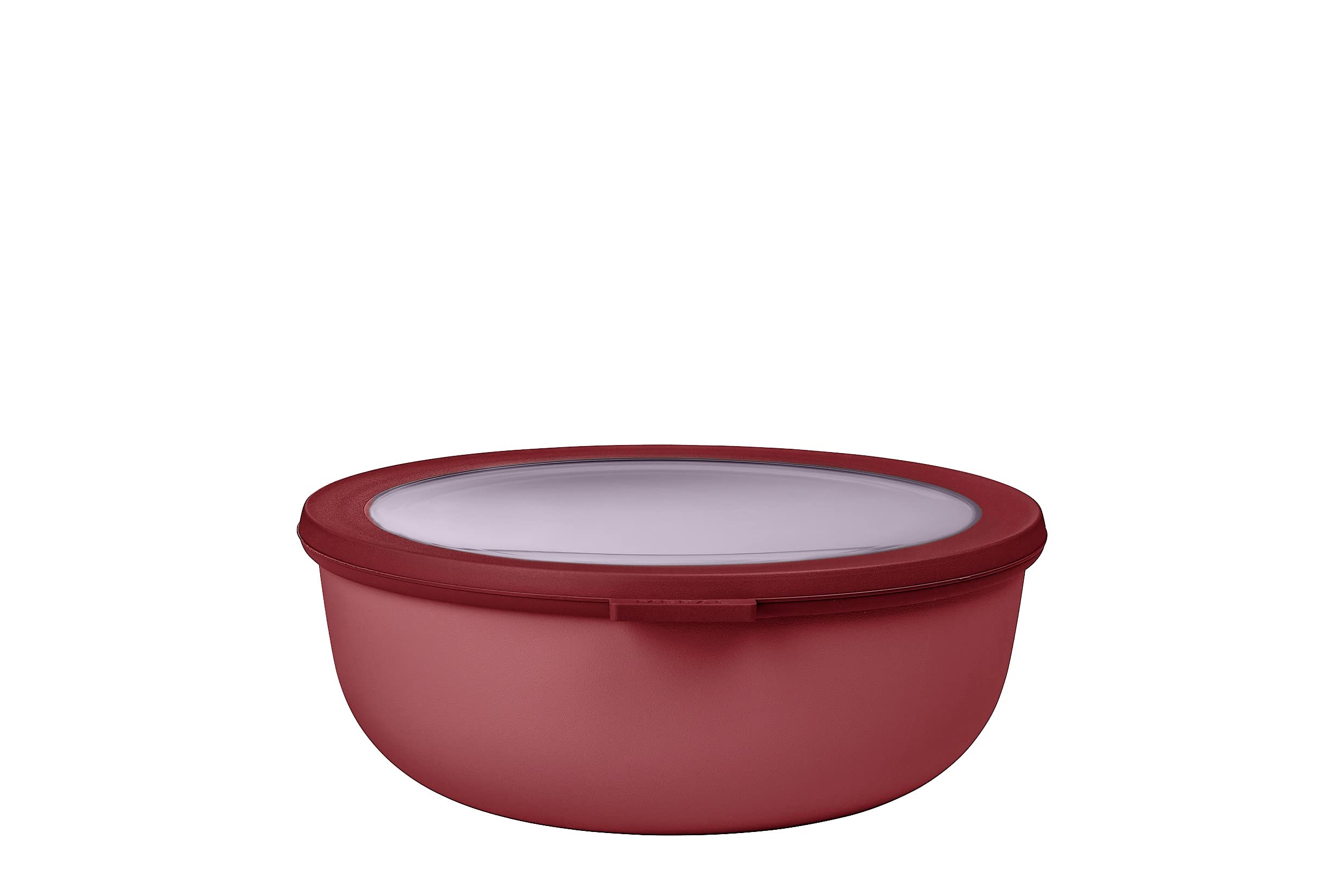 Mepal – Multi Bowl Cirqula Rectangular – Food Storage Container with Lid - Suitable as Airtight Storage Box for the Fridge & Freezer, Microwave Container & Servable Dish – 2250 ml – Vivid mauve