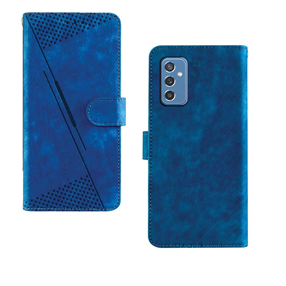 Chaapio Samsung Galaxy M52 5G Flip Cover | with Built in RFID Blocking Material | Card Pockets Wallet & Stand | Flip Case for Samsung Galaxy M52 5G - Royal Blue (B0CJ6Y8VDZ) Amazon Price History, Amazon Price Tracker