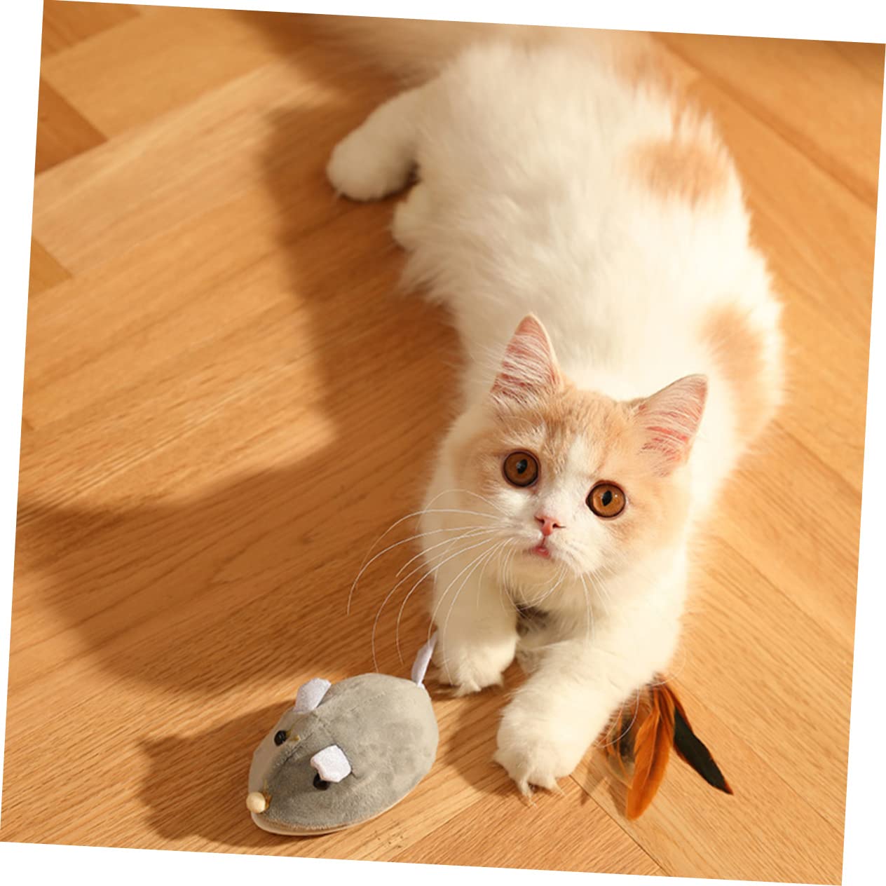 Yardwe 4stücke Elektrische Spielzeugmaus Für Katzen Interaktives Katzenspielzeug Jagdinstinkte Für Drinnen Beschäftigung Von Kätzchen
