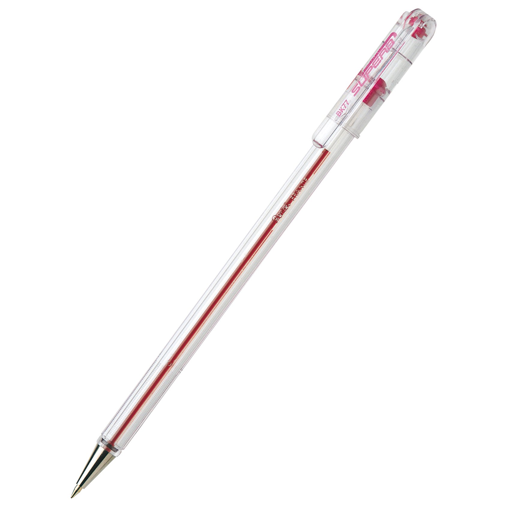 Pentel 0.7 mm Yağ Bazlı Roller Kalem 12'li Kutu PEMBE