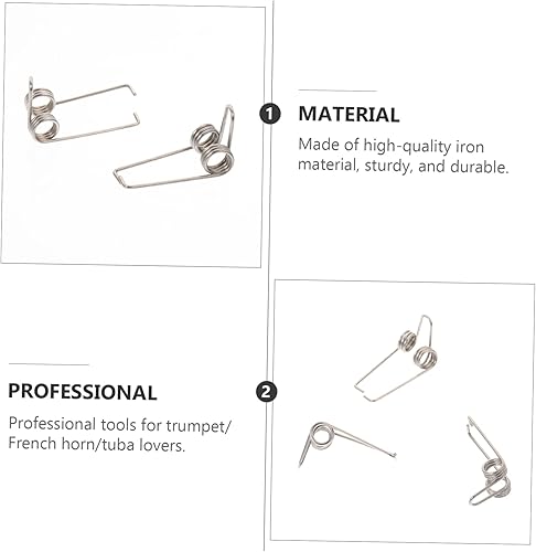 Miniatura 6 de SUPVOX Accesorios de trompeta de resorte para llave de agua, accesorios de trompeta de resorte, componentes de camarilla de drenaje de trompeta,
