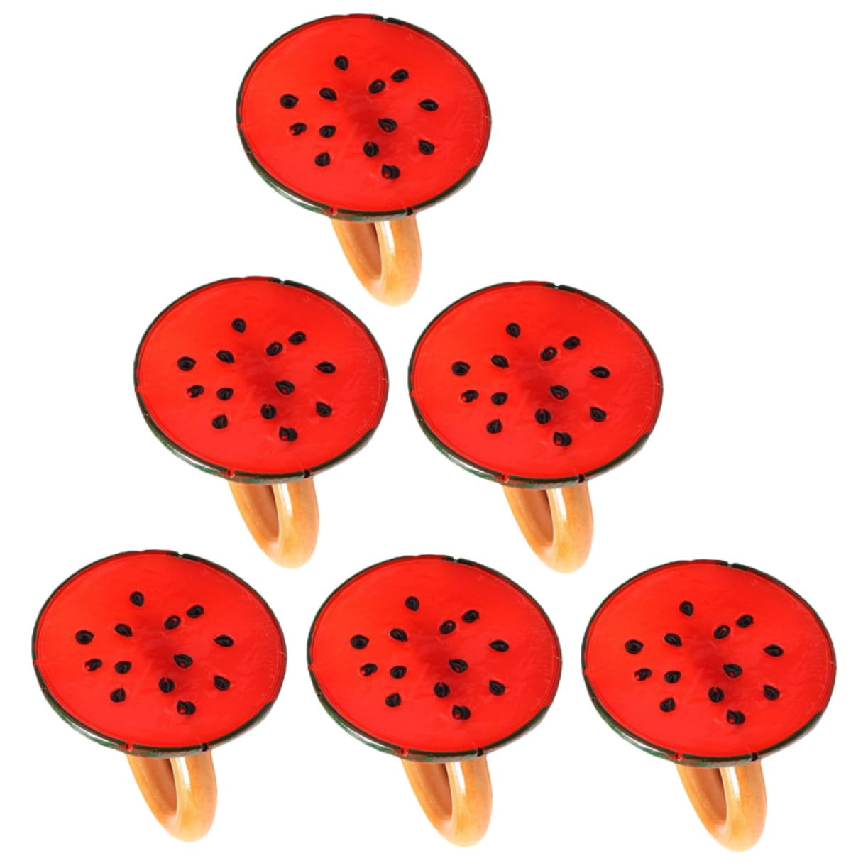 Alipis 24stücke Teiliges Wassermelonen Serviettenringe Dekorative Napkin Buckle Für Hochzeiten Partys Und Besondere Anlässe Strapazierfähig Und Pflegeleicht Fruchtige Tischdeko
