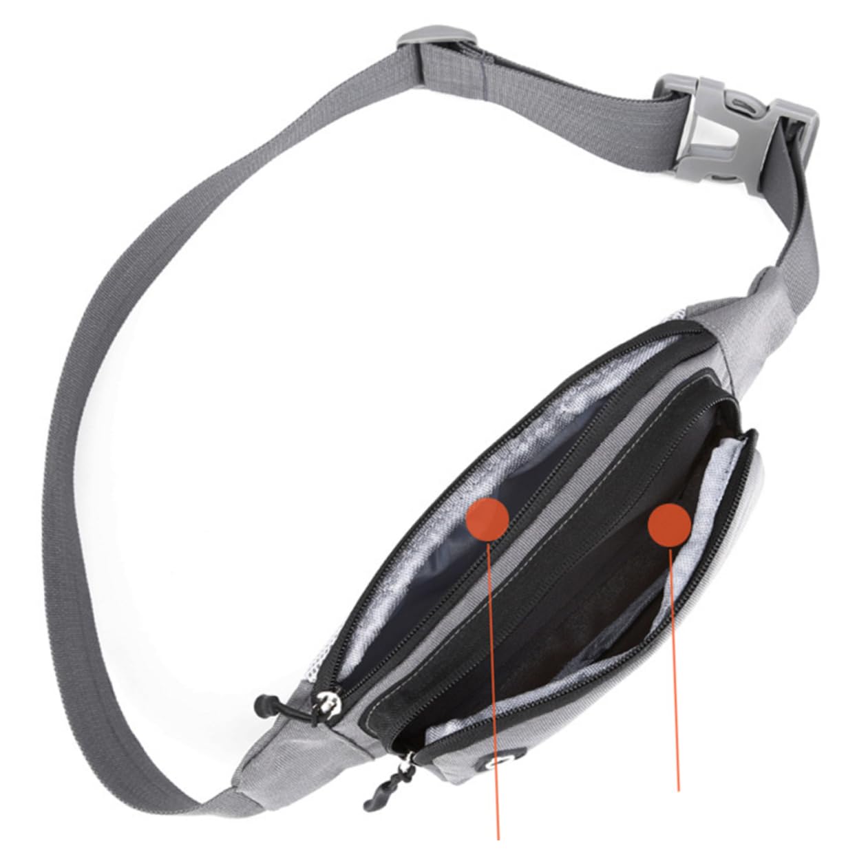 BESPORTBLE 3 Pièces Pochette De Taille Portefeuille De Taille Pour Le Voyage Sacs De Taille Bandoulière Bandoulière Sac De Ceinture Téléphone Sac De Taille De Stockage Fitness Mains