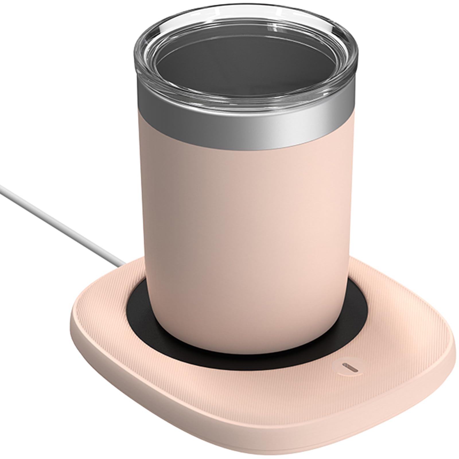Tsophreniq USB Heated Cup Warmer with Adjustable Temperature for Coffee Tea Hot Drinks, Portable Beverage Warmer for Home Use for Desk Home Milk Tea Water Heating