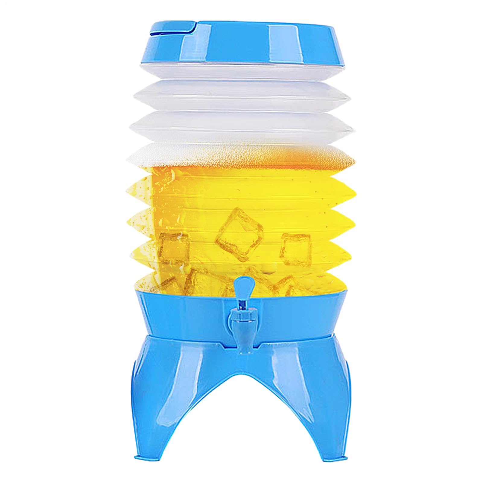 Carrier stockage l'eau pliable contre la panne d'eau en voyage et camping