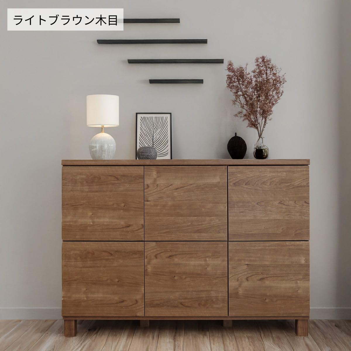 【中古】NC-C マルチキャビネット3列2段 CBtype/キャビネット (ダークブラウン) Amazon｜NC-C マルチキャビネット3列2段 CBtype/6枚扉 奥行スリム 幅