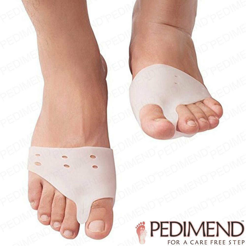 Pedimend™ (2 pary - 4 szt.) regulator korektora bonu | prostownice do wyrównywania palców | żelowa piłka poduszek do stóp | Wsparcie haluksów