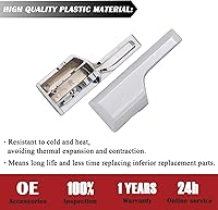 Vista 4 de TQPONLY Manija de puerta interior, compatible con Ford Expedition Lincoln Navigator 2007-2017 delantera o trasera derecha del lado del pasajero