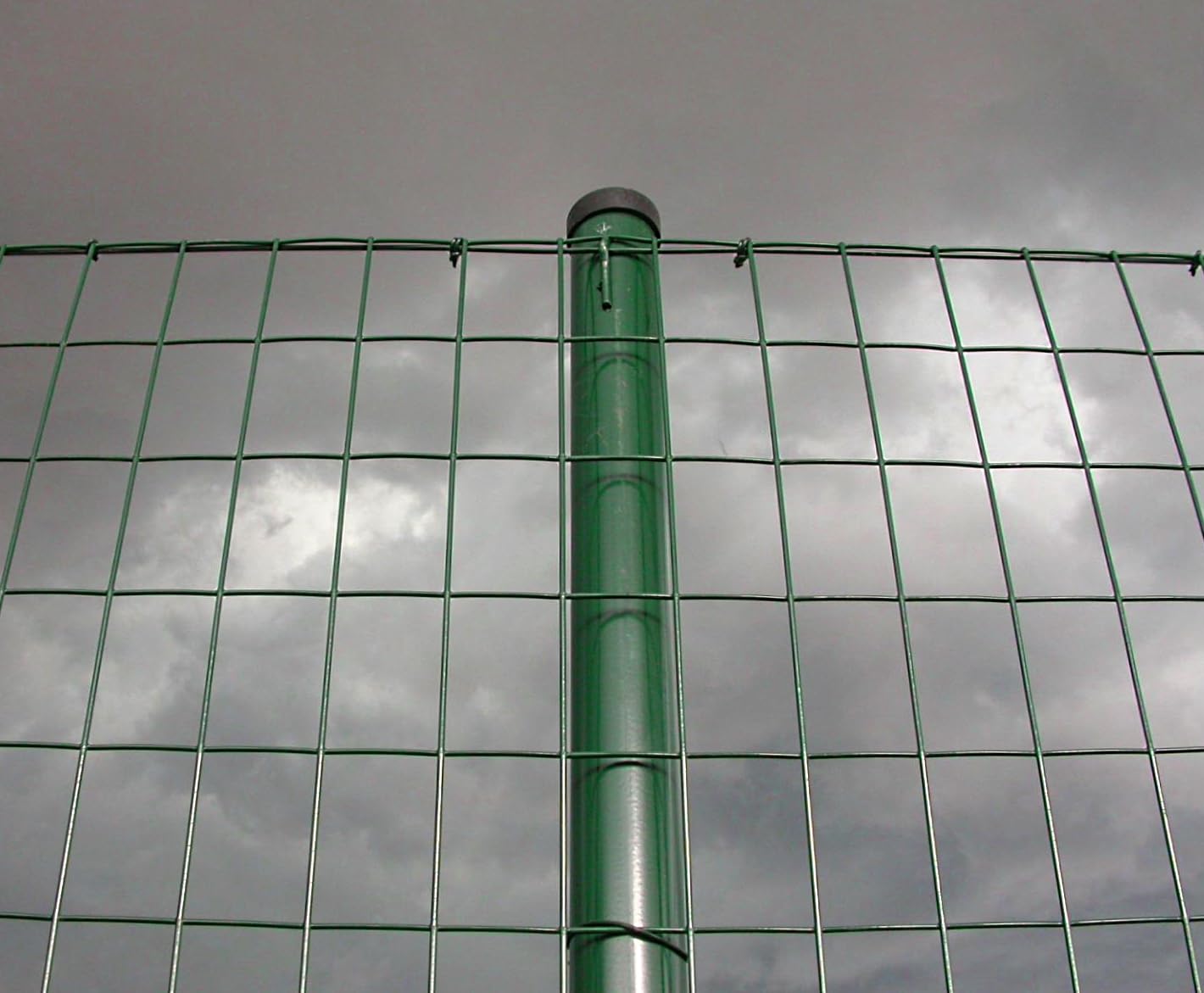 Es. Rete Recinzione Elettrosaldata Plastificata Verde – Rotolo 25 Metri Lineari – Diverse Altezze Disponibili – Maglia 50x76 mm, Filo Ø 2,6 mm – FENCESHOP (h 153 cm)