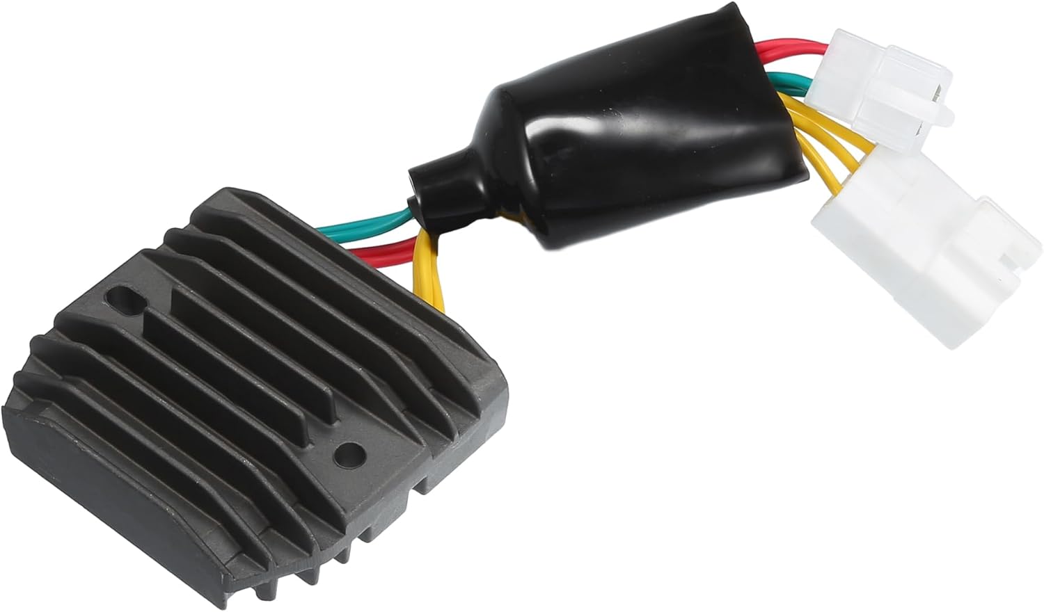 Motorcycle Rectifier Voltage Regulator Compatible for Honda CBR600RR 2003-2006, Durable Metal Titanium Tone