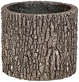 Surreal V-3 Real Vertical Log Planter, Large, Oak