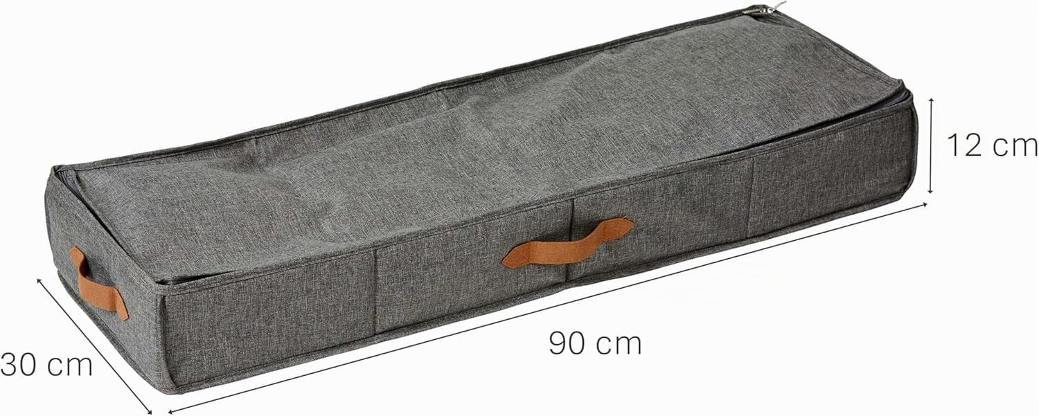 LOVE IT STORE IT Organizador premium para almacenamiento de papel de regalo, reforzado, gris, 90 x 30 x 12 cm