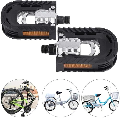 Miniatura 6 de Pedal plegable, 1 par de pedales plegables para bicicleta de carretera, accesorio de bicicleta plegable