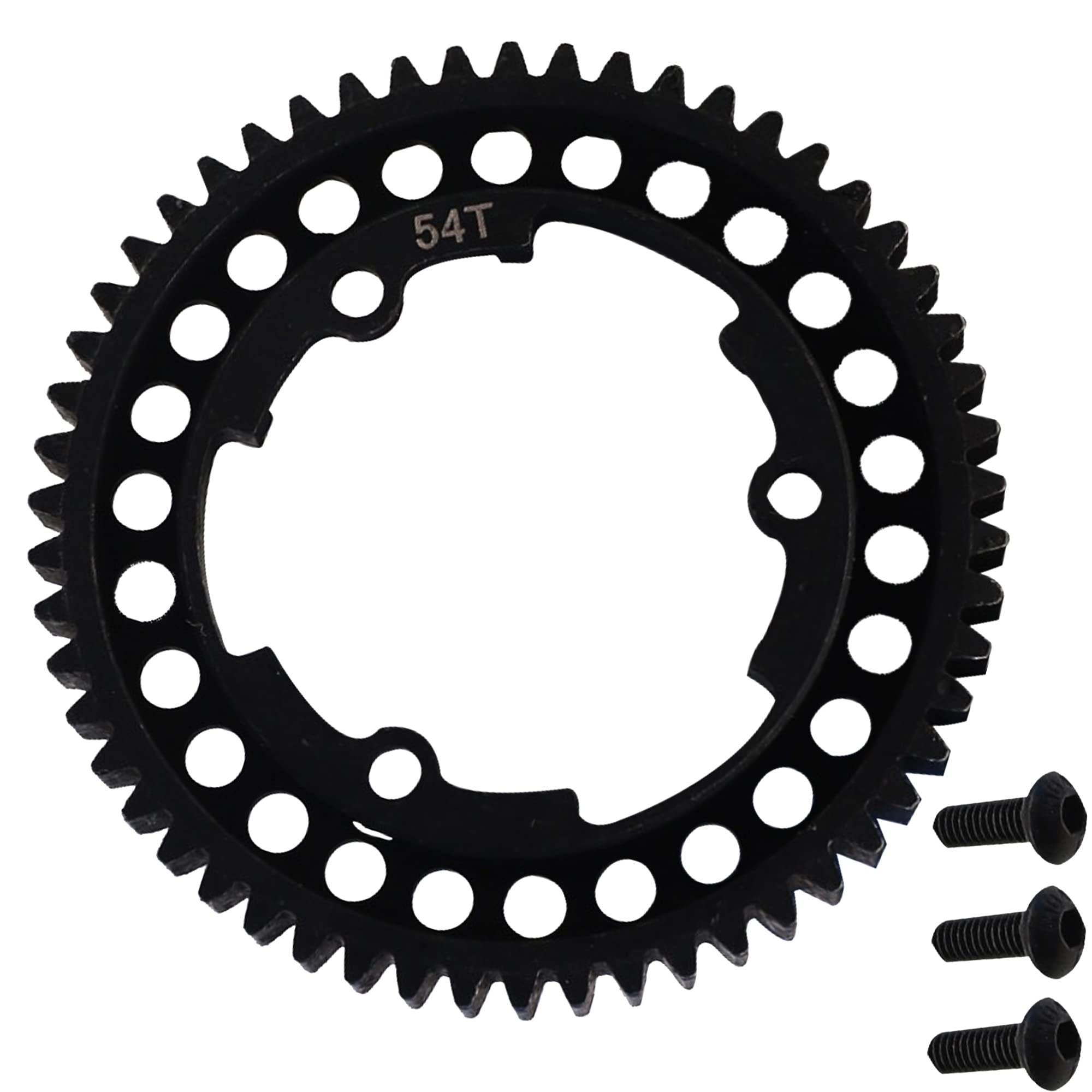 Vgoohobby Steel 54T Spur Gear 1 Mod M1 Main Gear Compatible with Traxxas 1/5 X-Maxx 6S 8S 1/10 Maxx 4S 1/10 New E-Revo 2.0 VXL 1/7 XO-1 RC Upgrade