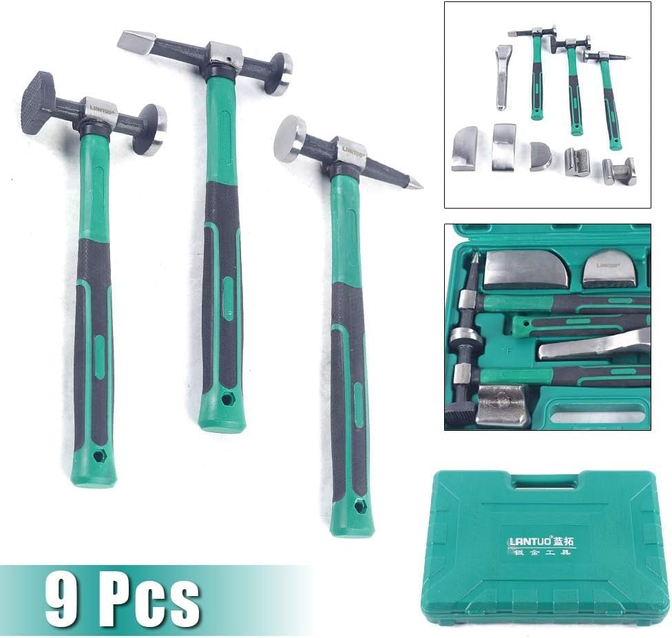 Auto Body Repair Kit, Hammer Beating Repair Set Car Sheet Metal Shaping Movable Car Body Corrector Kit