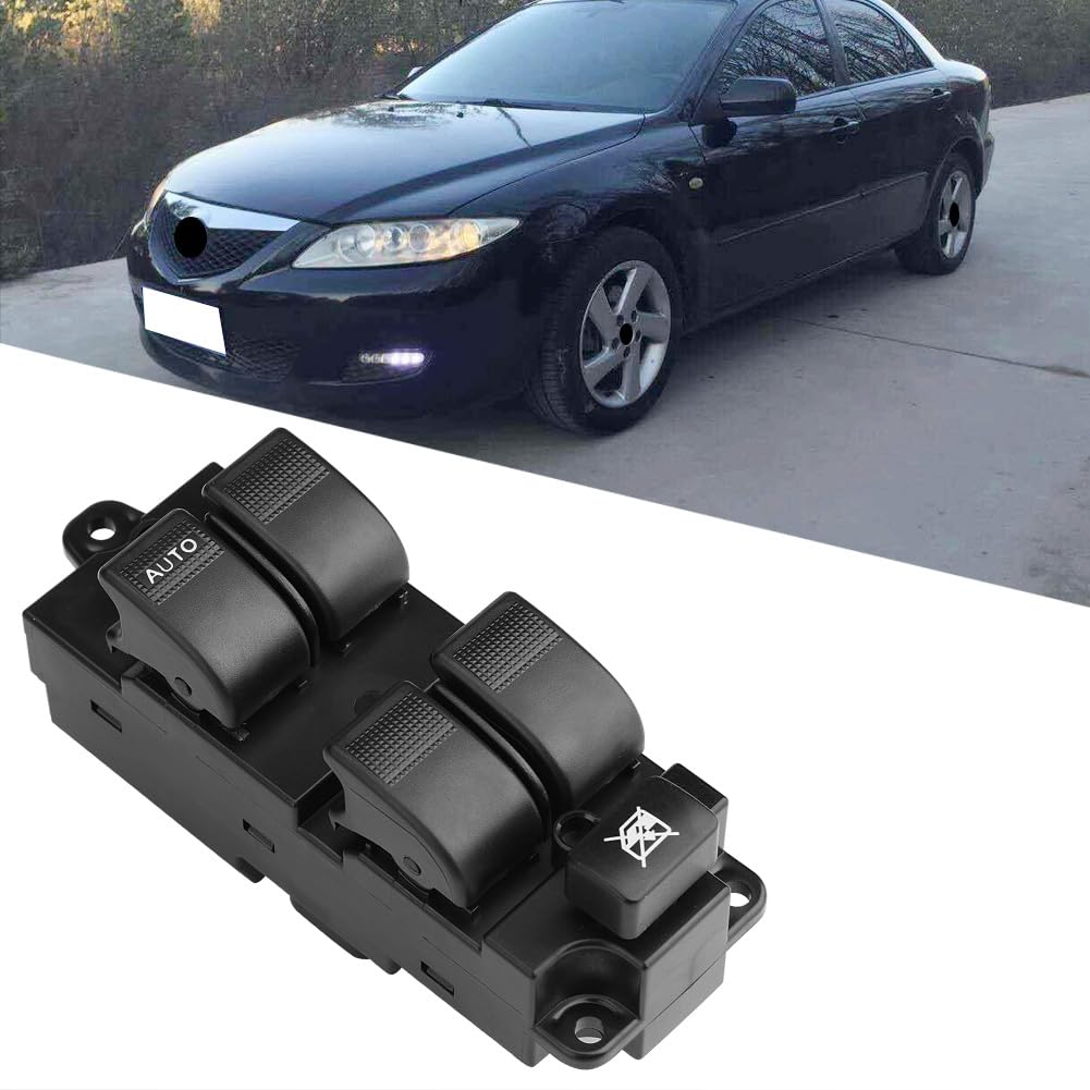 Interruptor del Elevalunas Eléctrico del Automóvil, Interruptor del Regulador de Control Maestro del Elevalunas Eléctrico del Automóvil BL4E‑66‑350A para 323, Premacy