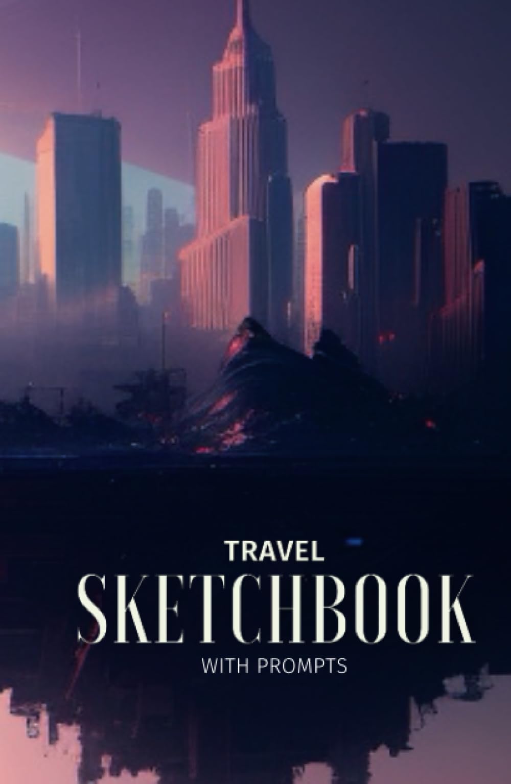 Floating Island Art Sketchbook: Hardcover Travel Floating Island Art Sketchbook with Art-Prompts for Creative Exploration - Travel-Sized 5.5 x 8.5 Inch Artbook with 150+ Prompts