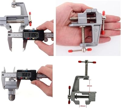 Depolife Mini Multi-Purpose Detail Work Vise Table Mount Clock Bead Processing
