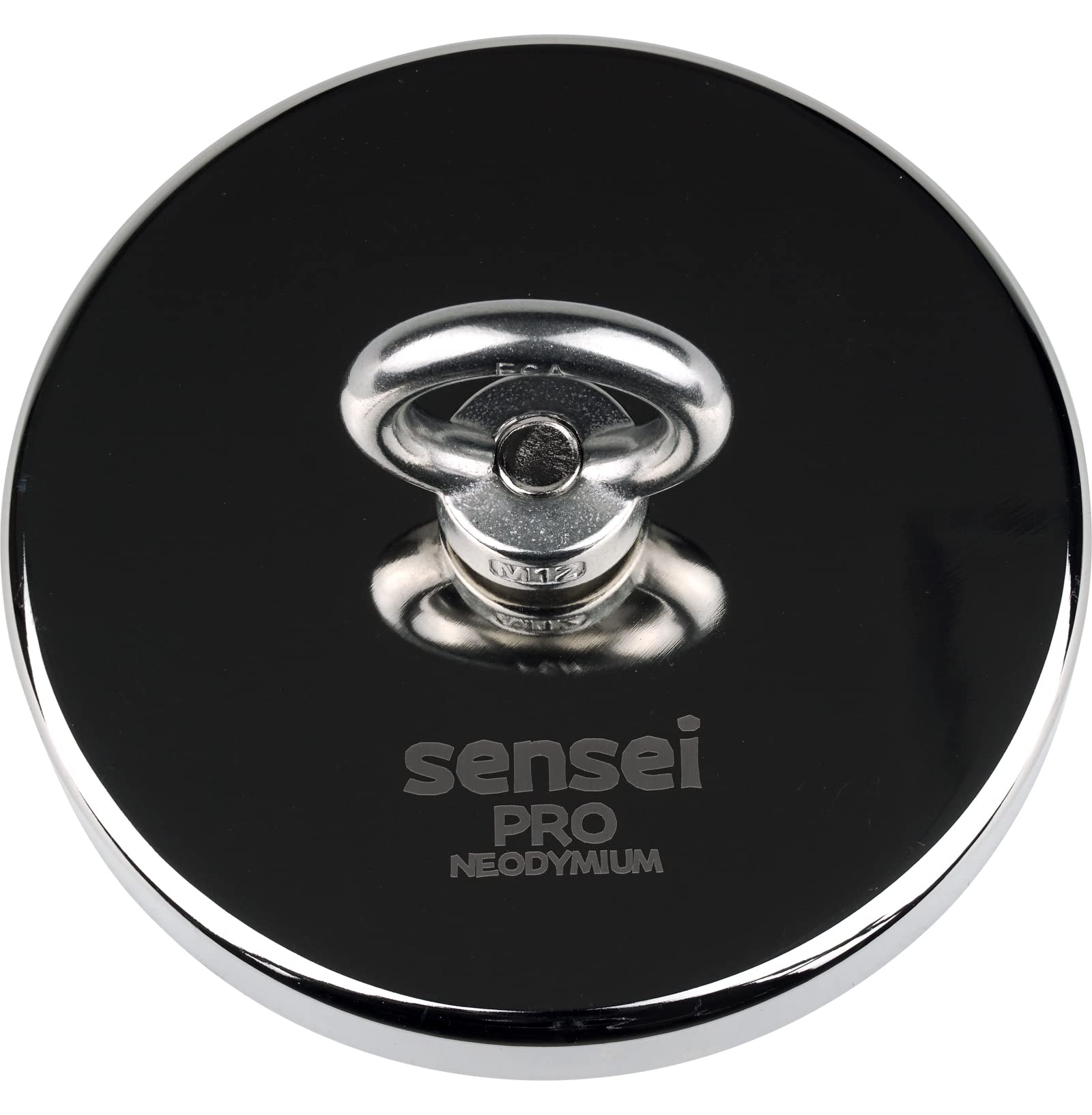 Kit SENSEI 800 kg, Imán de Neodimio N52 con Gancho, Ø13,6 x H2 cm, Cuerda de Vela de 25 m, Guantes de Protección + Accesorios, Set de Exploración y Pesca con Imán