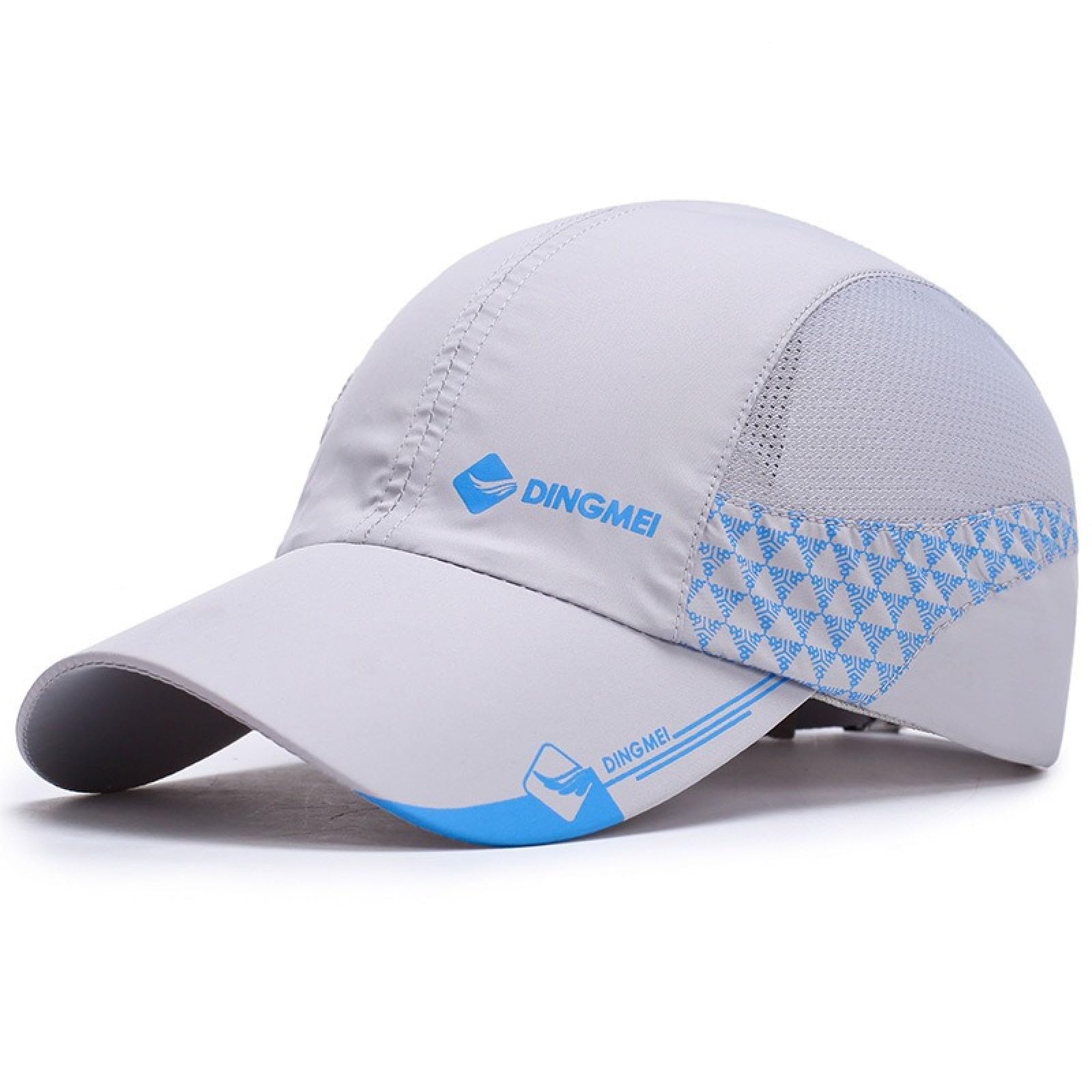 HaloHorus Curved Snapback Trucker Hat for Men Women, Adjustable Mesh Athletics Baseball Cap for Running, Fishing, Workout, Dfd-grey, One Size — image 1