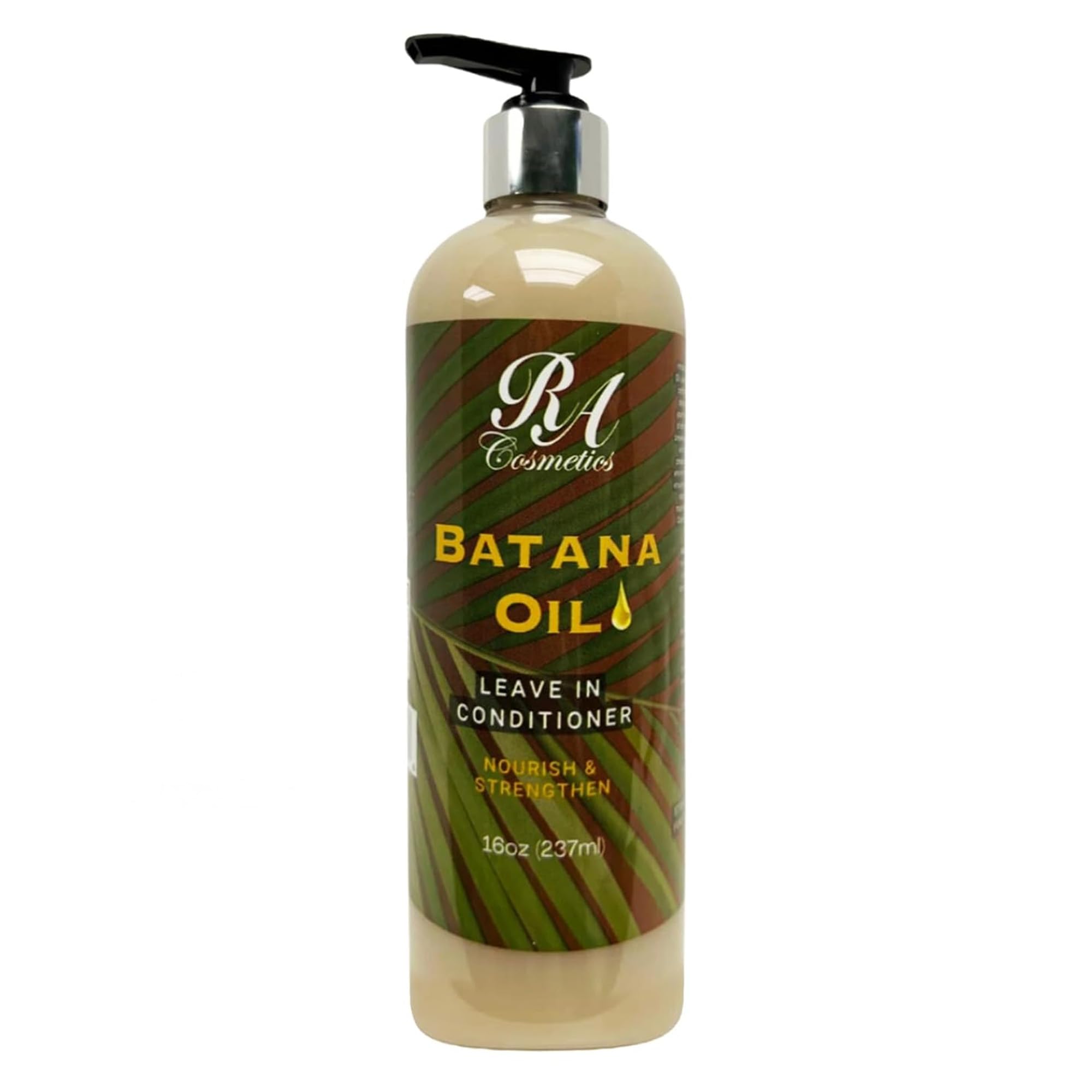 Batana Oil Leave-In Conditioner – Strengthens, Repairs & Hydrates Dry, Damaged Hair – Lightweight, Frizz Control & Curl Defining Formula – Sulfate & Paraben-Free Natural Hair Care - 16oz