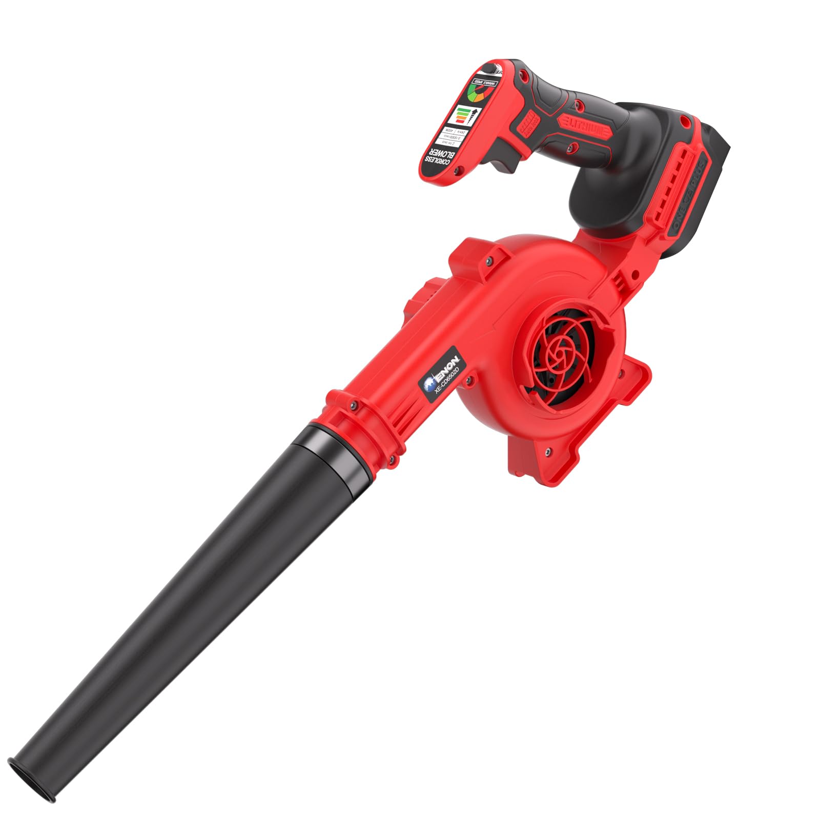 Souffleur de feuilles sans fil pour Milwaukee rouge à flux axial et vitesse progressive
