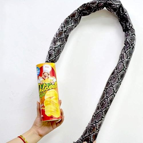 Miniatura 6 de Regalos de broma para niños, latas mágicas de papas fritas, juguetes para el día del tonto de abril, decoración de fiesta de Halloween, juguetes