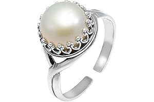 925 Sterling Silver Pearl Ring: A Timeless Treasure for June's Birthstone