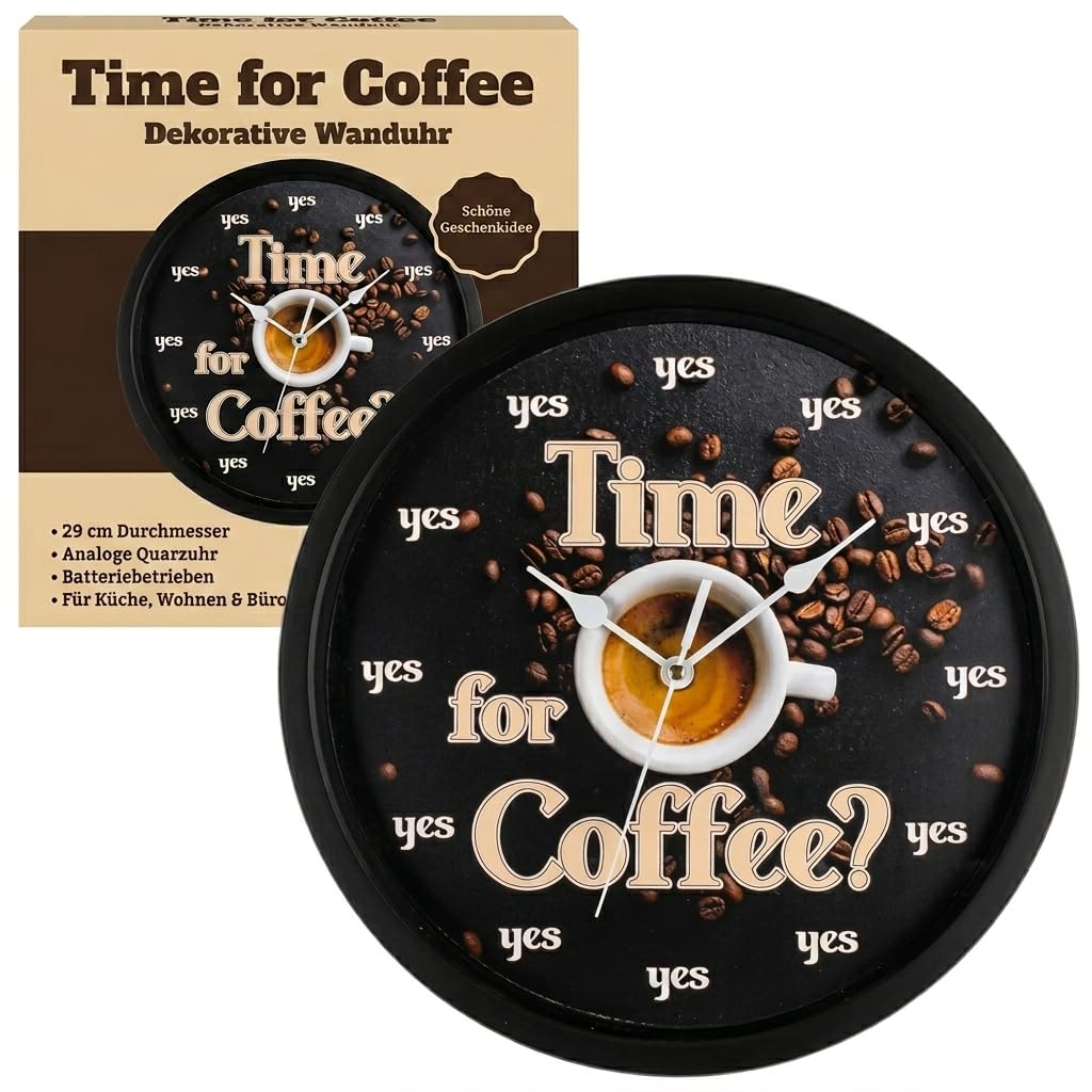 Horloge murale lisible pour ne plus être en retard affichage quartz 29cm