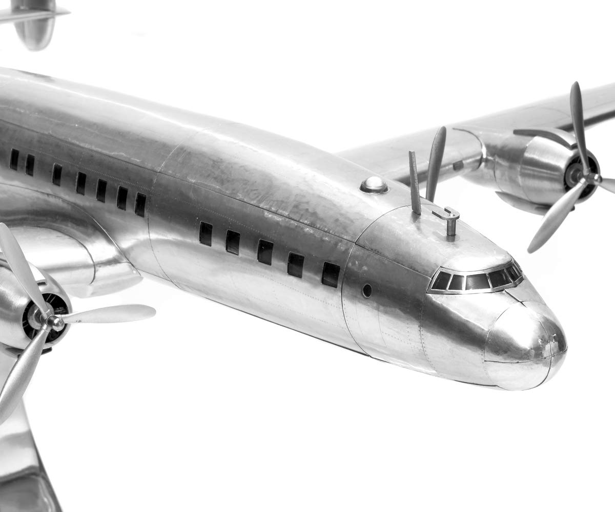 Brillibrum Design Lockheed Constellation Made of Metal Wood