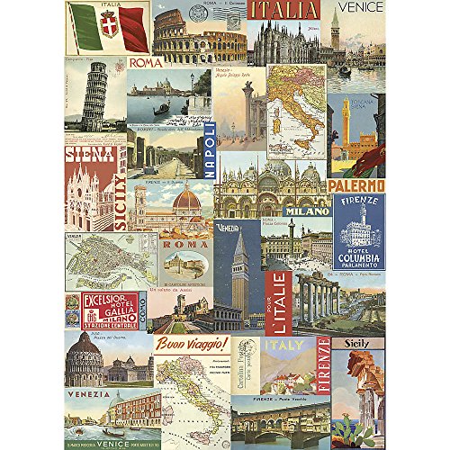 JUSTSWAG Monond Aeiniwer Cavallini Italy Postcards Wrapping Paper