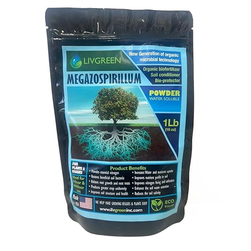 Megazospirillum, Azospirillum Super Blend, Bio Fertilizante Orgánico, Impulsa el crecimiento de las plantas y la masa de raíces, perfecto para