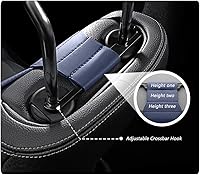Vista 6 de Funda de asiento delantero para MAZDA2, MAZDA3, MAZDA6, Mazda Tribute, transpirable, cómodos protectores de asiento de 2 asientos (tipo 1 gris)